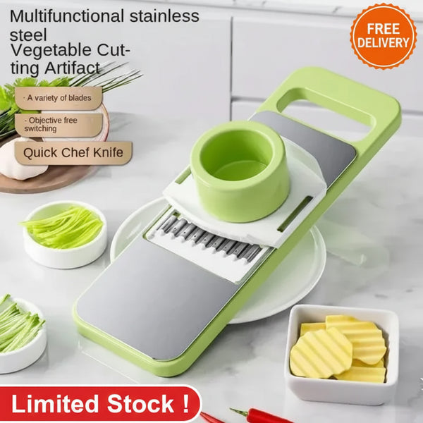 5in1 Vegetable Cutter | Multifunctional Stainless Steel Vegetable Cutter & Slicer | Kitchen Tool